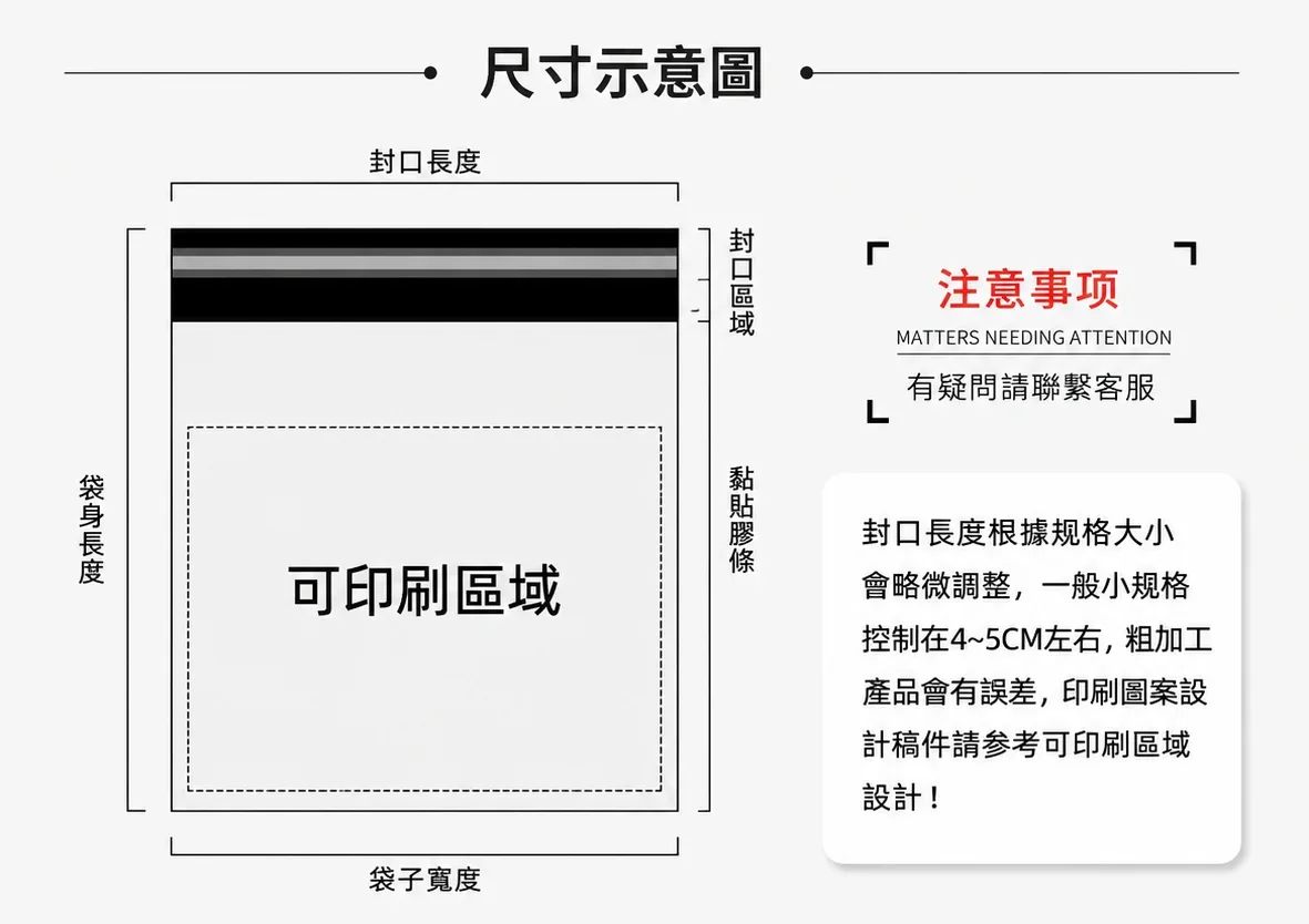 專業白色快遞袋 圖文詳情 9