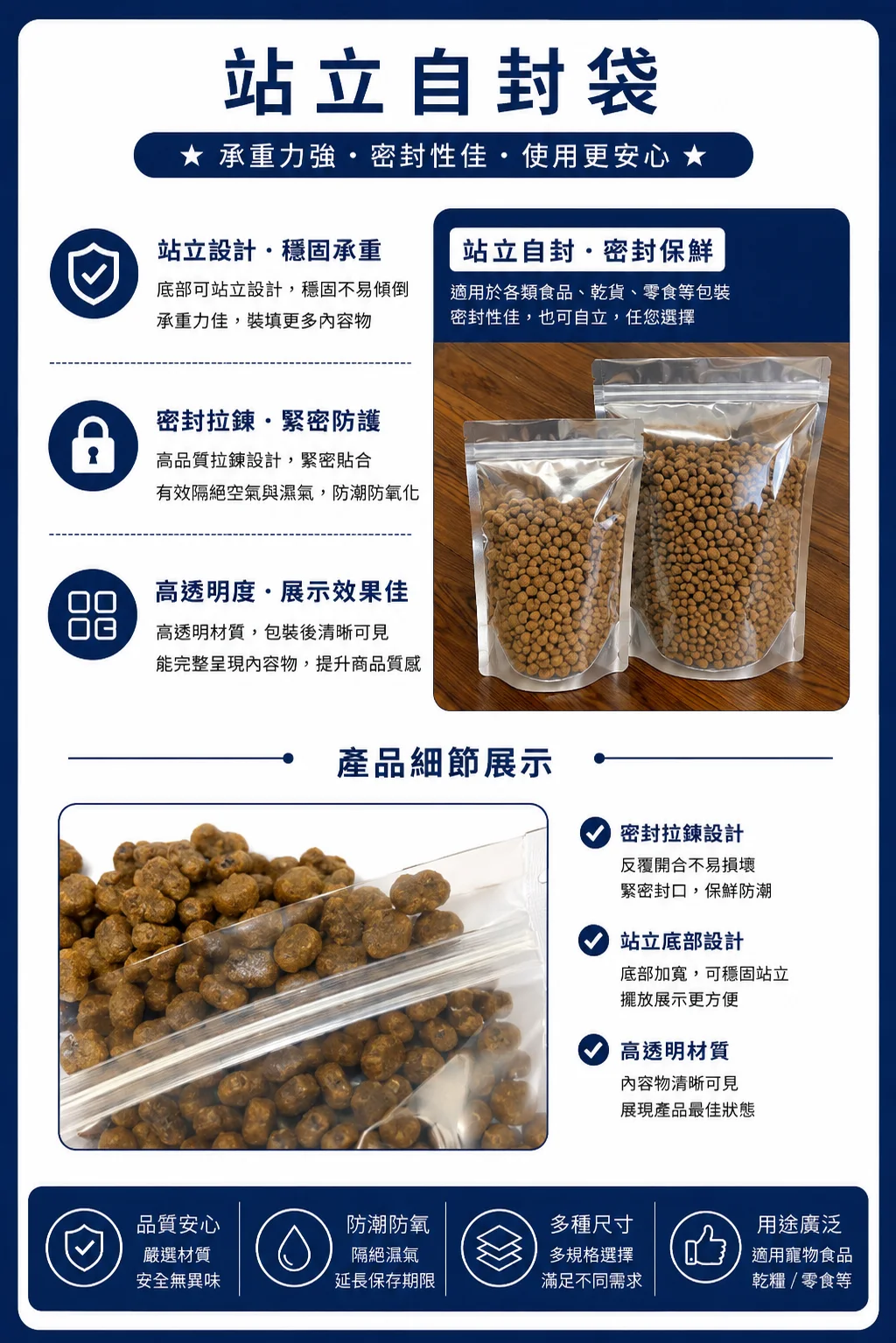 鋁箔陰陽自立袋 圖文詳情 9