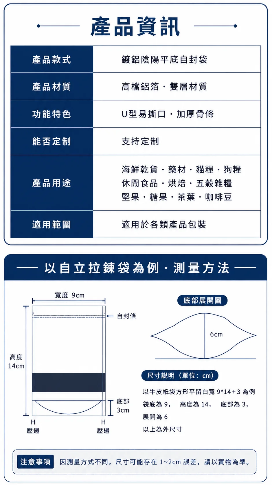 鋁箔陰陽自立袋 圖文詳情 10