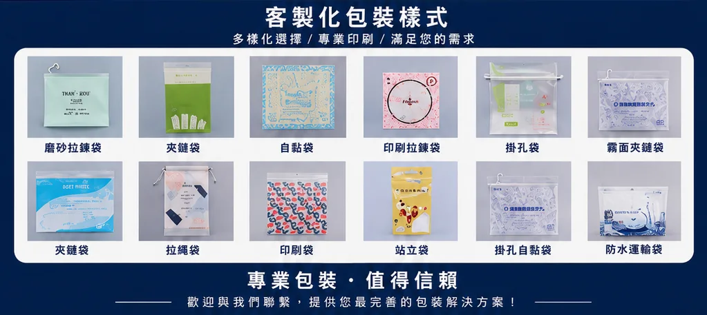 CPE磨砂拉鍊袋 圖文詳情 5